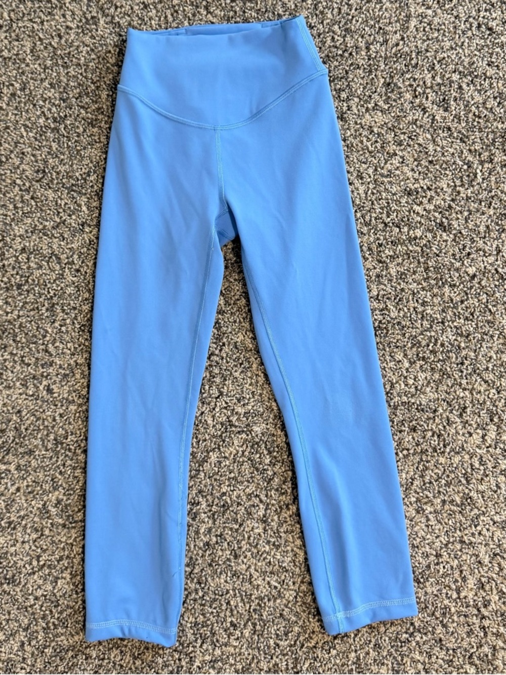 Lululemon Pool Party Blue Align High-Rise Crop 21" Leggings - Yoga Gym Running 0